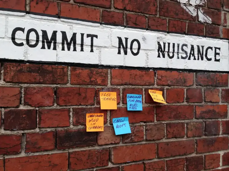 Ideation on the wall